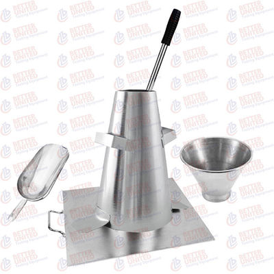 Slump Cone Set Sprayed Steel Concrete Testing Equipment