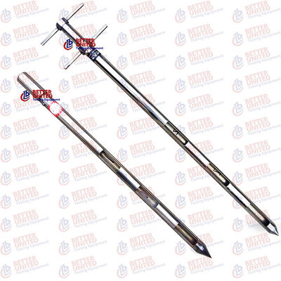 0.5m~6m Length Cement Sampler Stainless Steel Cement Laboratory Equipment