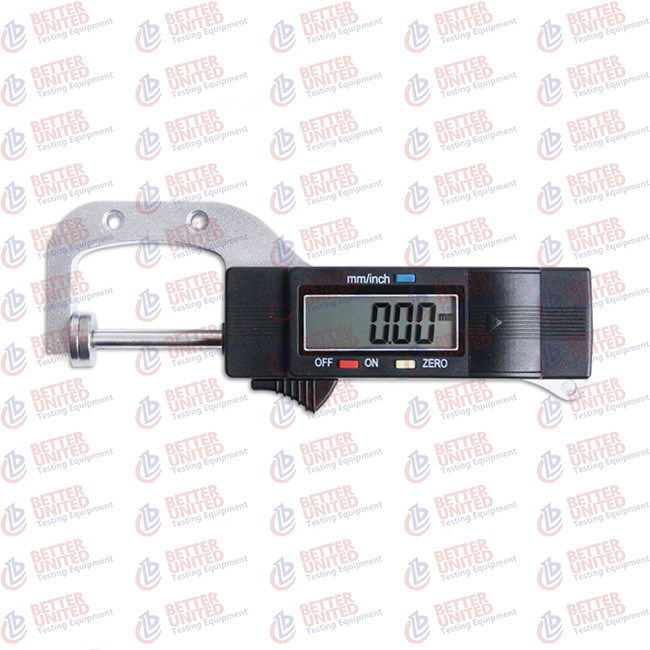 Range 0-25.4mm Digital Thickness Caliper Jewellery Testing Equipment SGS