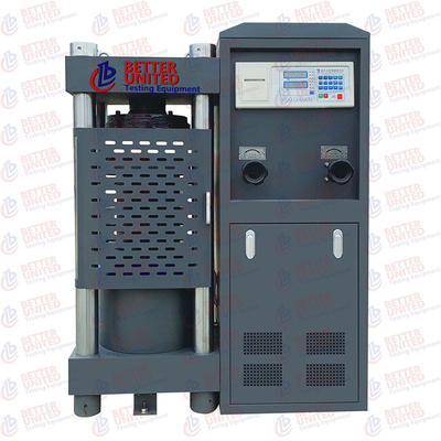 Uso geral semi automático do equipamento de testes da força do concreto 2000KN