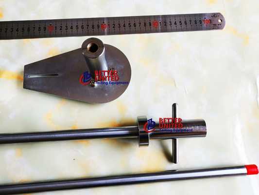 teste dinâmico 30 60 do penetrómetro do manual da gota de 575mm cone de 90 graus