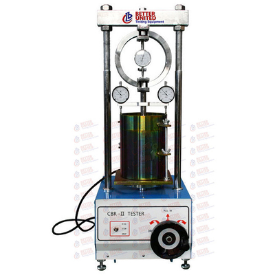 Máquina do teste de CBR com carga Ring Soil Test Equipment