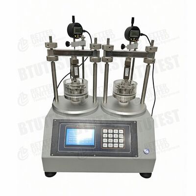 Instrumentos de consolidação automáticos de duas células Células de consolidação transparentes Sensores de deslocamento de alta precisão Construção robusta