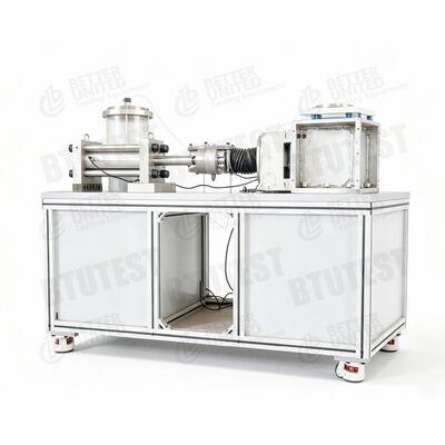 Sistema de teste de características de desidratação química de estresse para meios enlameados
